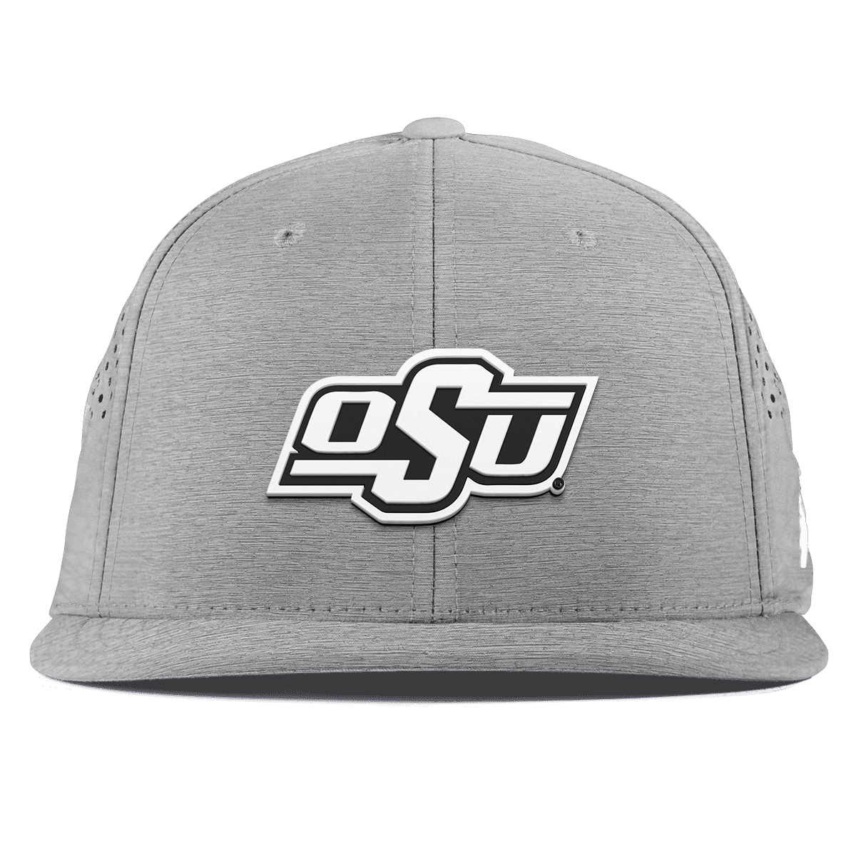 Oklahoma State University "Vintage OSU Team Logo" Flat Performance Heather Gray