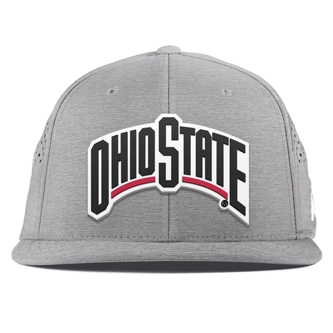 Ohio State University "Vintage Ohio State Block" Flat Performance Heather Gray
