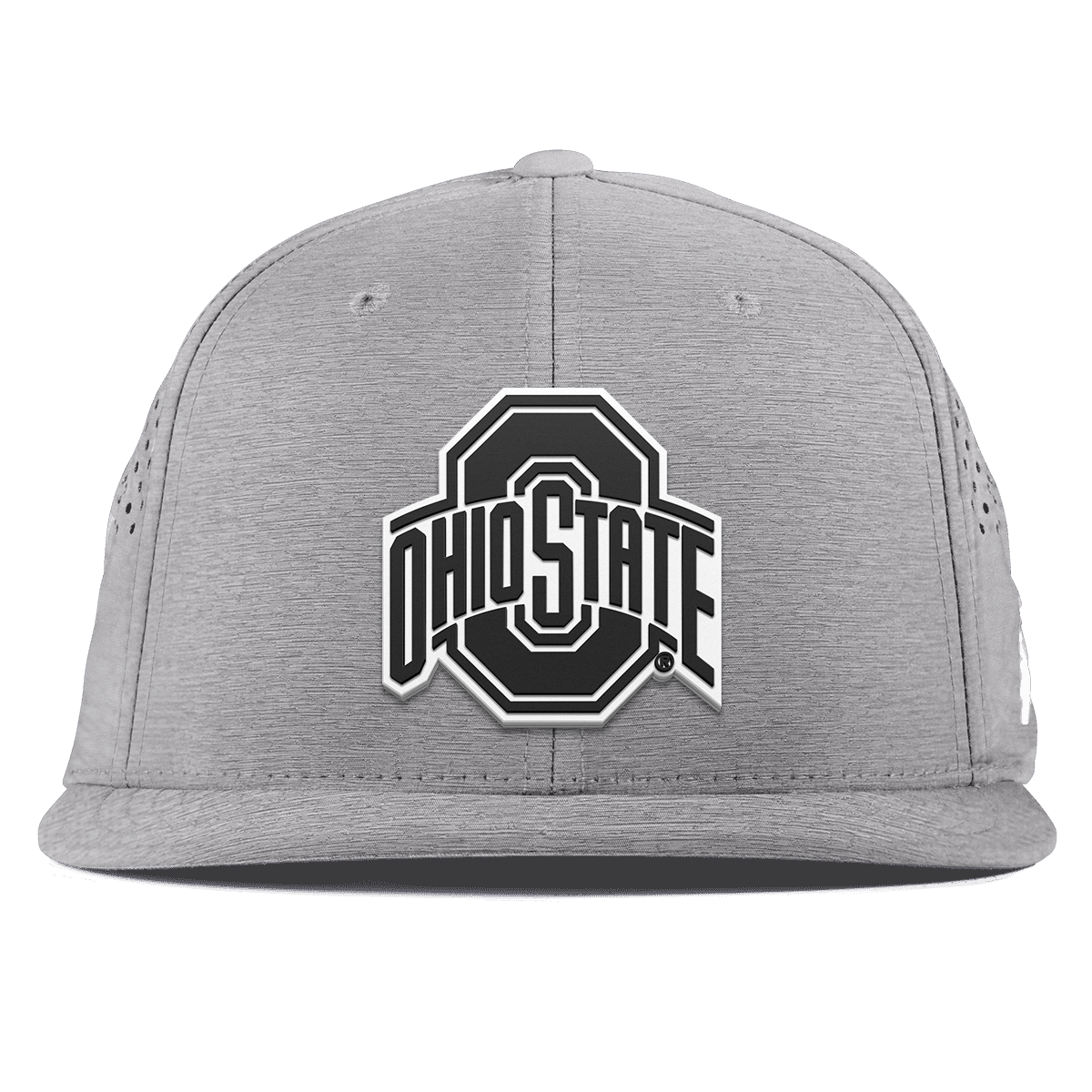Ohio State University "Vintage Ohio State Team Logo" Flat Performance Heather Gray