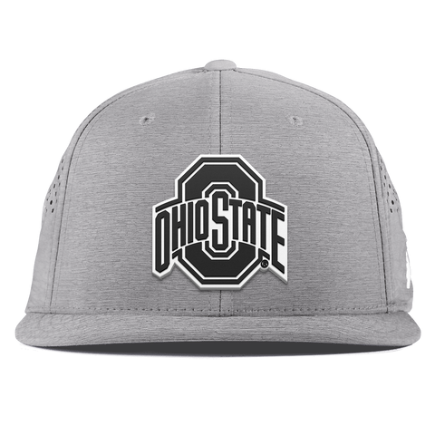 Ohio State University "Vintage Ohio State Team Logo" Flat Performance Heather Gray