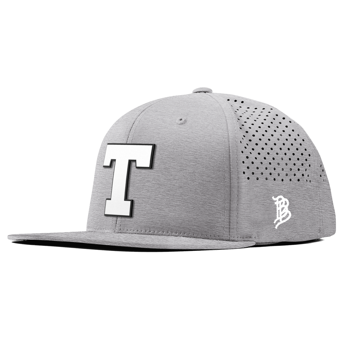 University of Texas "Vintage Texas Team Logo" Flat Performance Heather Gray