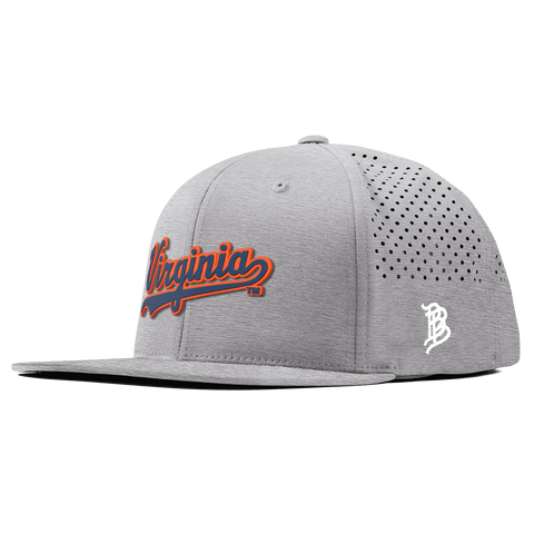 University of Virginia "Virginia Script" Flat Performance Heather Gray