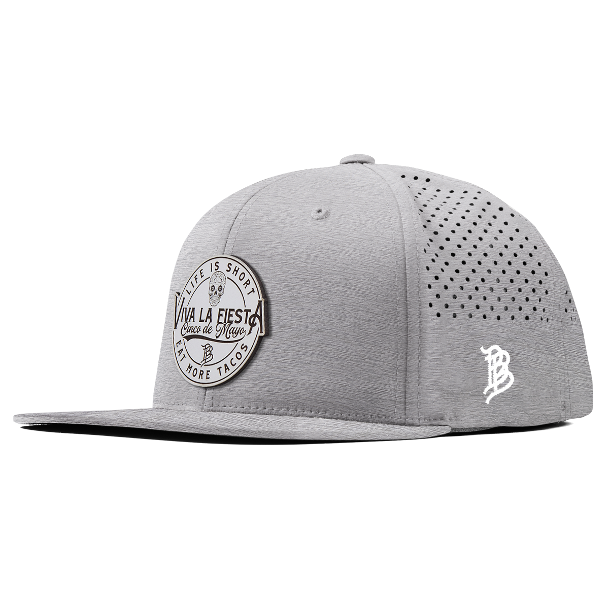 Branded Fiesta Flat Performance Heather Gray 