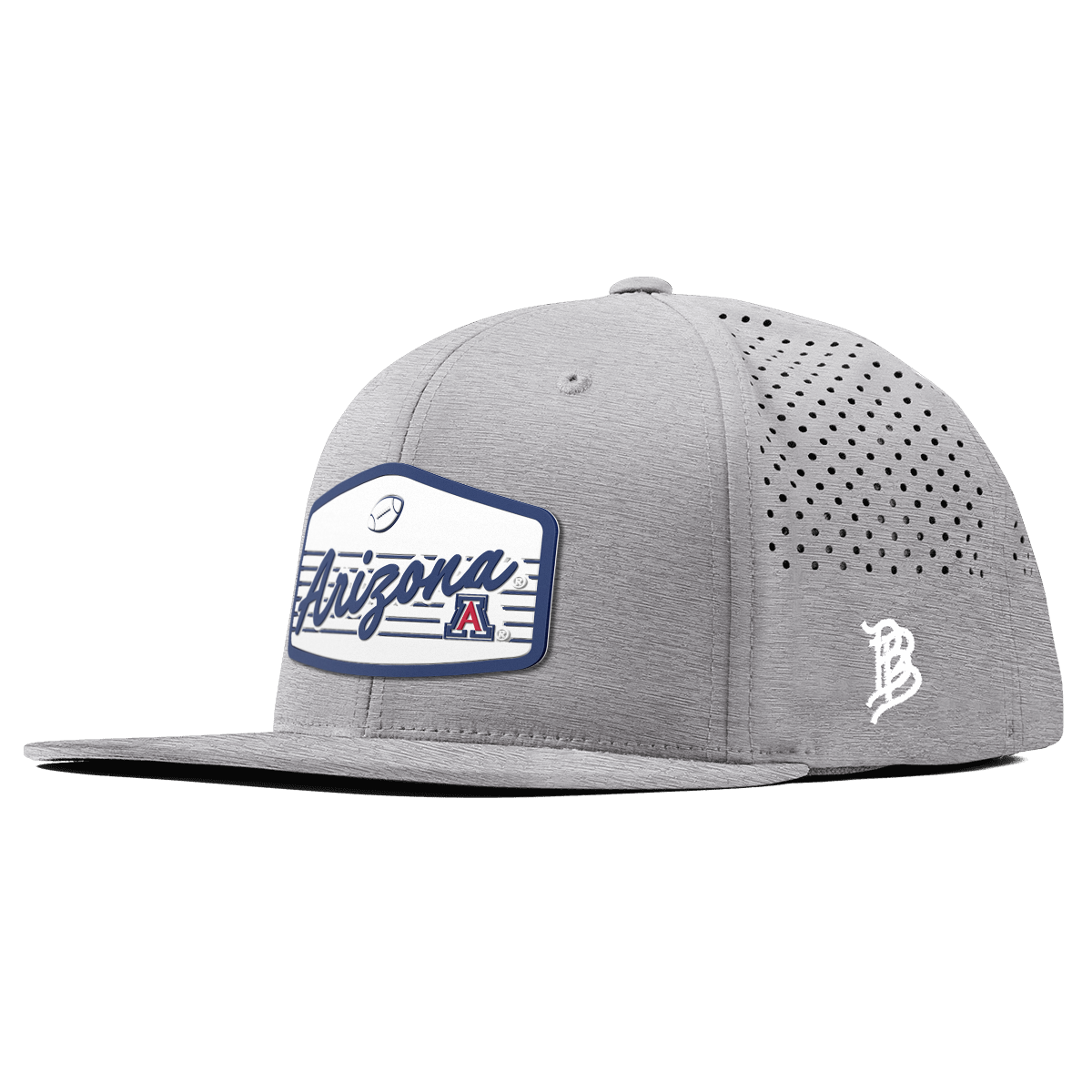 University of Arizona "Wildcats Football" Flat Performance Heather Gray