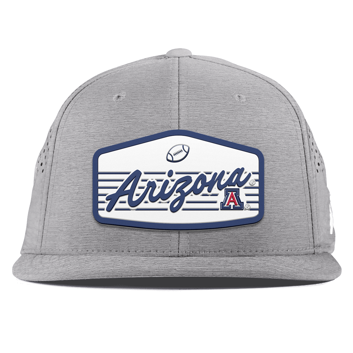 University of Arizona "Wildcats Football" Flat Performance Heather Gray