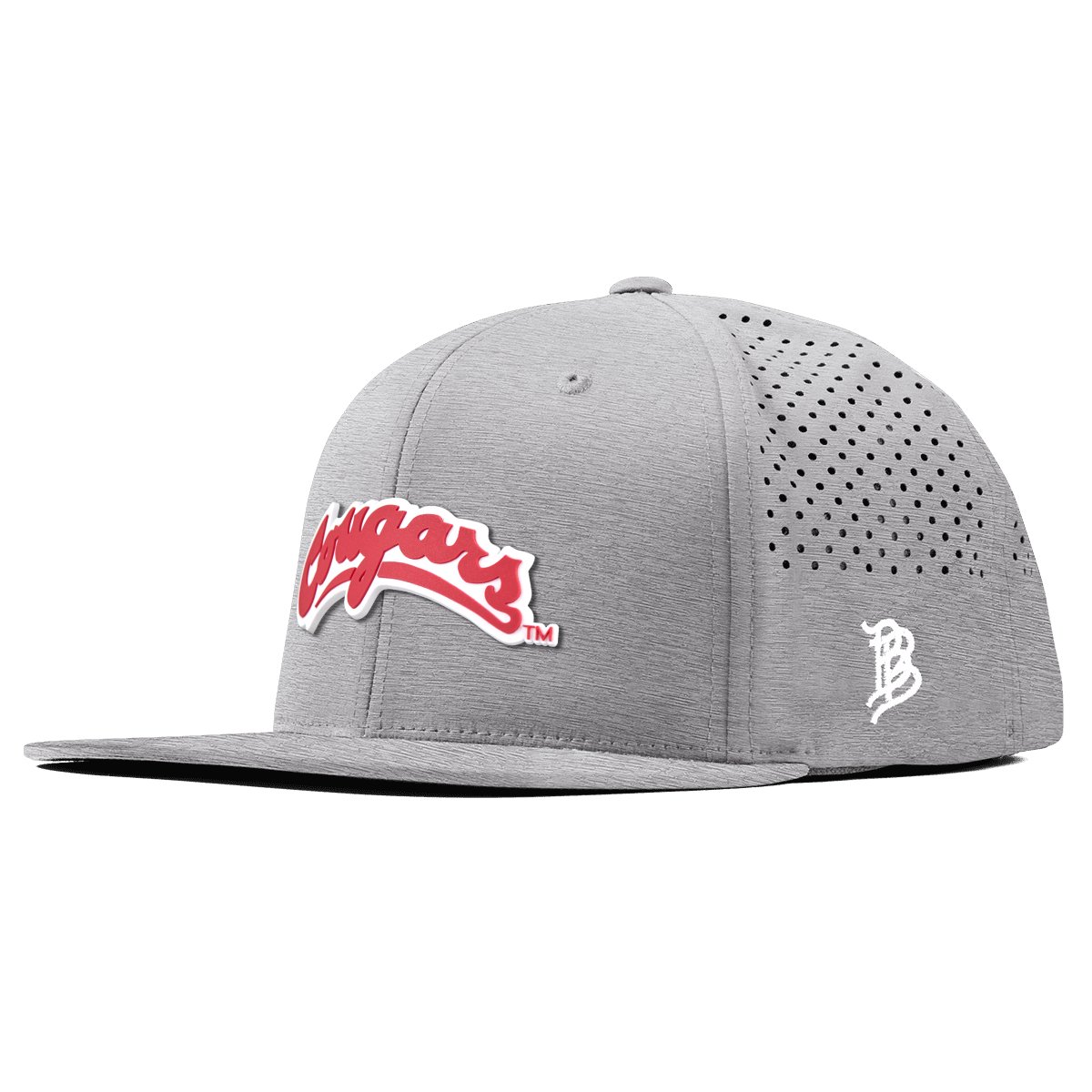 Washington State University "Washington State Cougars Script" Flat Performance Heather Gray
