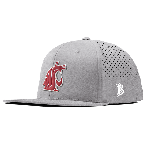 Washington State University "Washington State Team Logo" Flat Performance Heather Gray