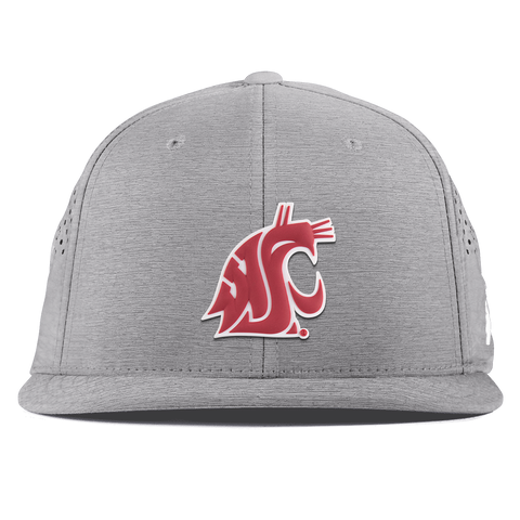 Washington State University "Washington State Team Logo" Flat Performance Heather Gray