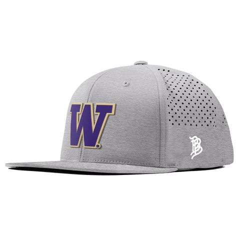 University of Washington "Washington Team Logo" Flat Performance Heather Gray
