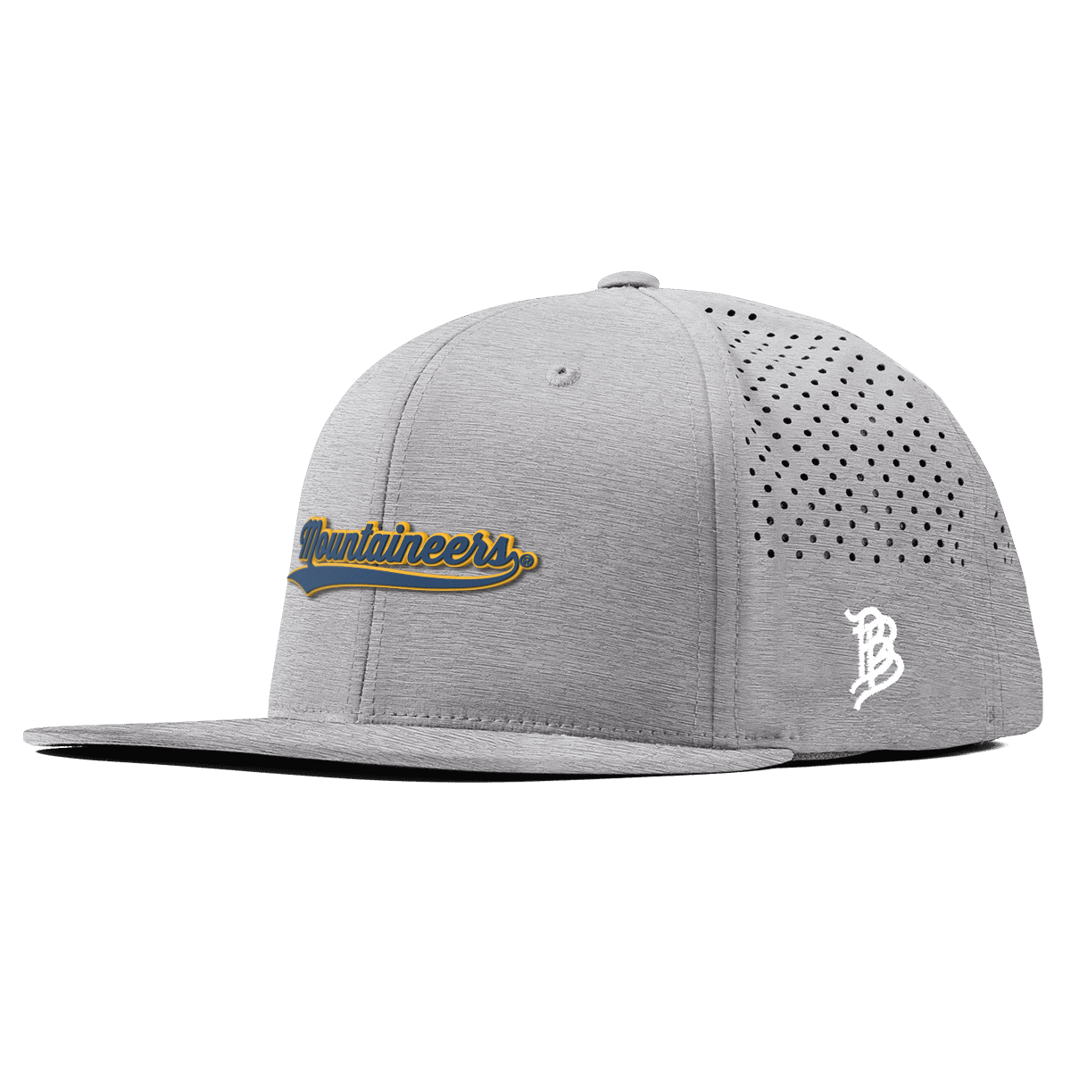West Virginia University "West Virginia Mountaineers Script" Flat Performance Heather Gray