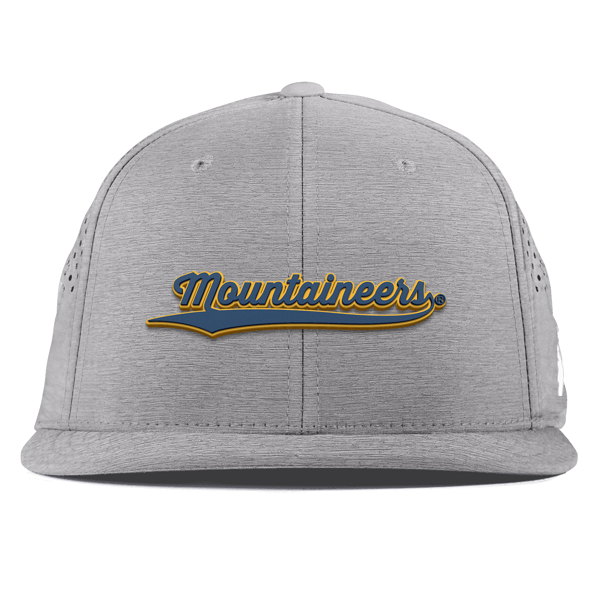 West Virginia University "West Virginia Mountaineers Script" Flat Performance Heather Gray