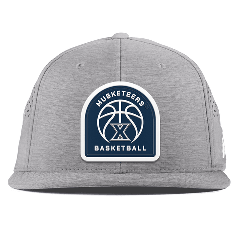 Xavier University "Xavier Basketball" Flat Performance Heather Gray