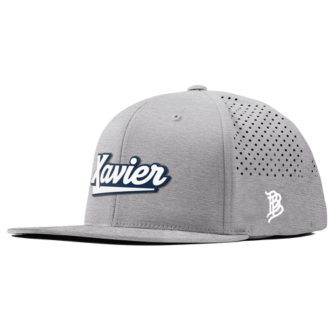Xavier University "Xavier Script" Flat Performance Heather Gray