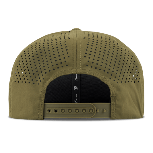 University of Wyoming "Wyoming Plate" Flat Performance Back Loden