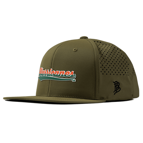 University of Miami "Hurricanes Script" Flat Performance Loden