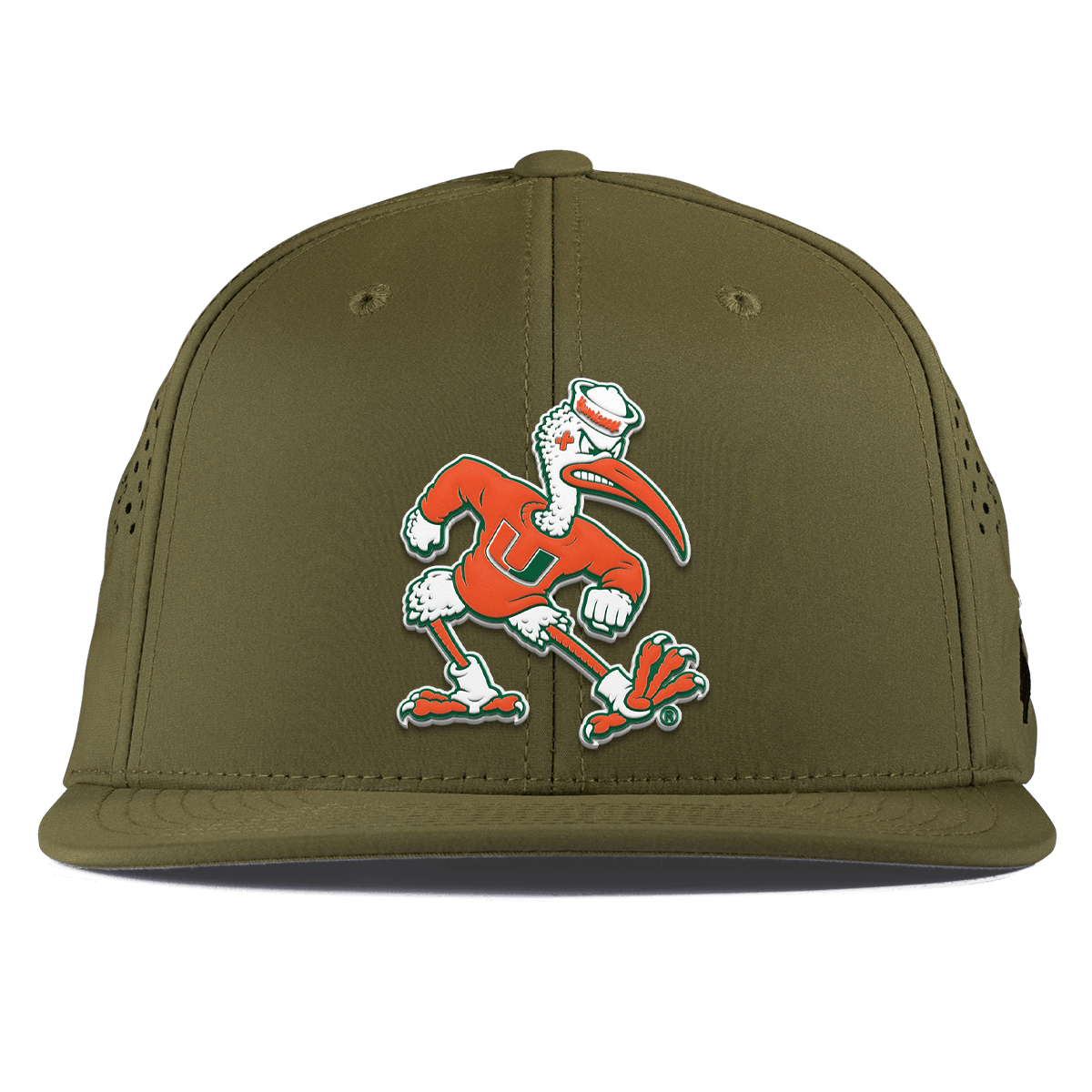 University of Miami "Sebastian the Ibis" Flat Performance Loden