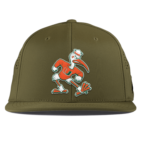 University of Miami "Sebastian the Ibis" Flat Performance Loden