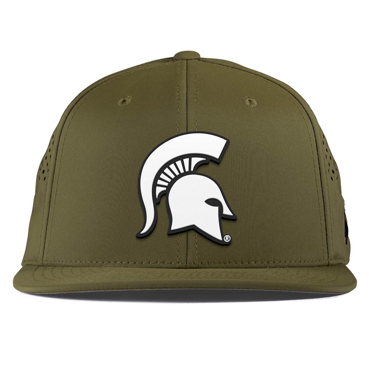 Michigan State University "Vintage MSU Team Logo" Flat Performance Loden