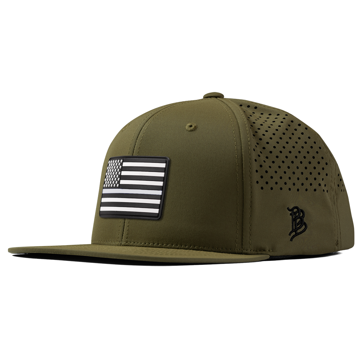 Vintage Old Glory Flat Performance Loden