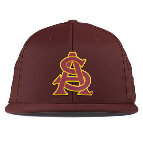 Arizona State University "ASU Baseball and Gold" Flat Performance Maroon