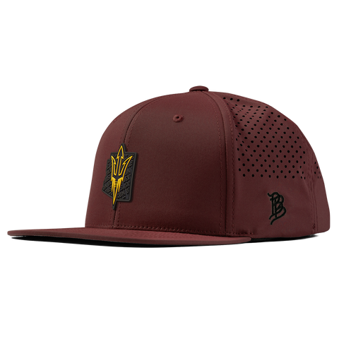 Arizona State University "ASU Pitchfork" Flat Performance Maroon