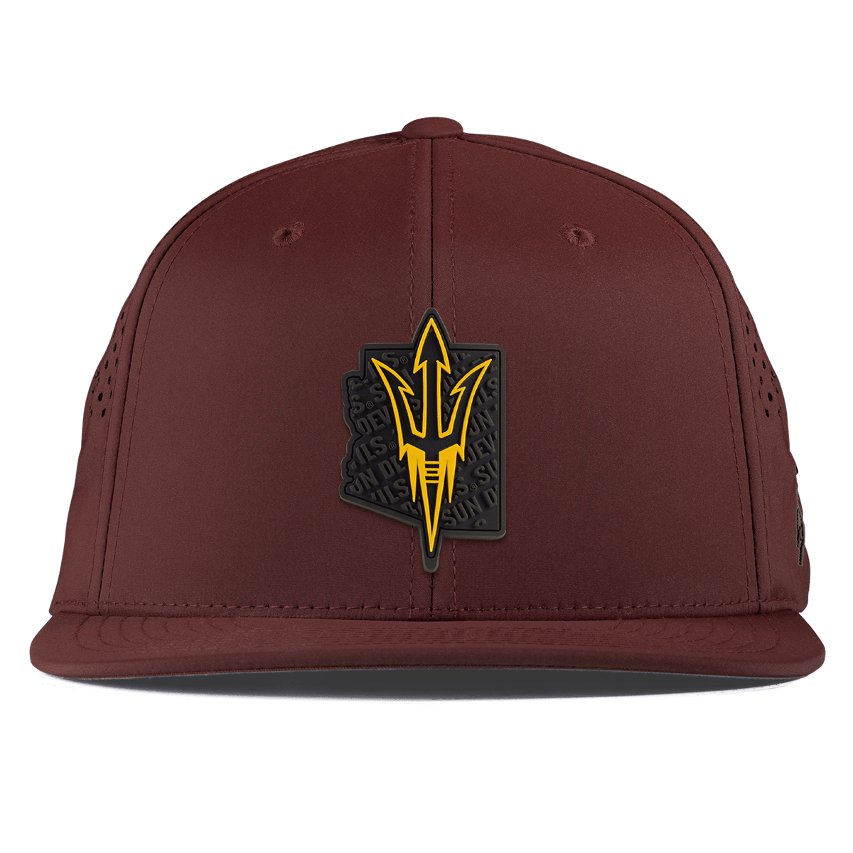 Arizona State University "ASU Blackout Pitchfork" Flat Performance Maroon