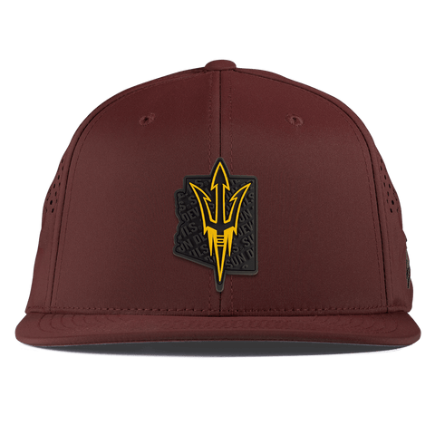 Arizona State University "ASU Blackout Pitchfork" Flat Performance Maroon