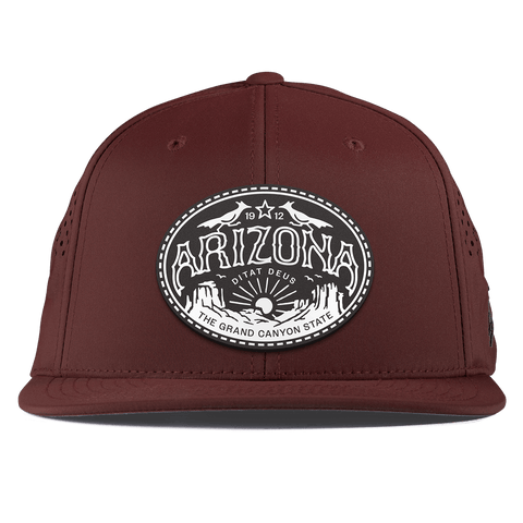 Arizona Traveler Flat Performance Maroon