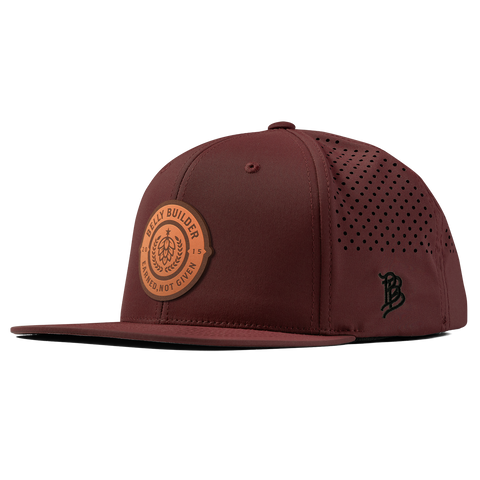 Belly Builder Flat Performance Maroon 