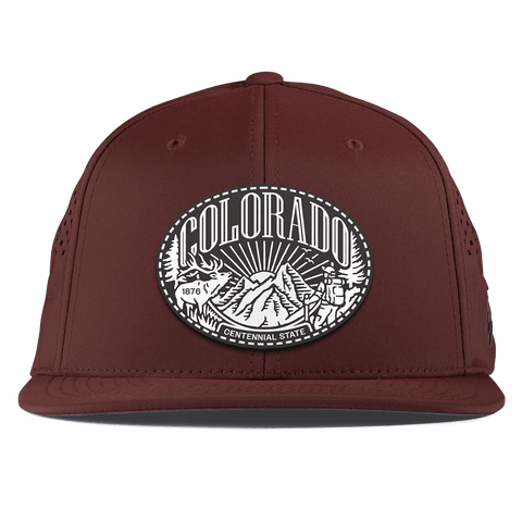 Colorado Traveler Flat Performance Maroon