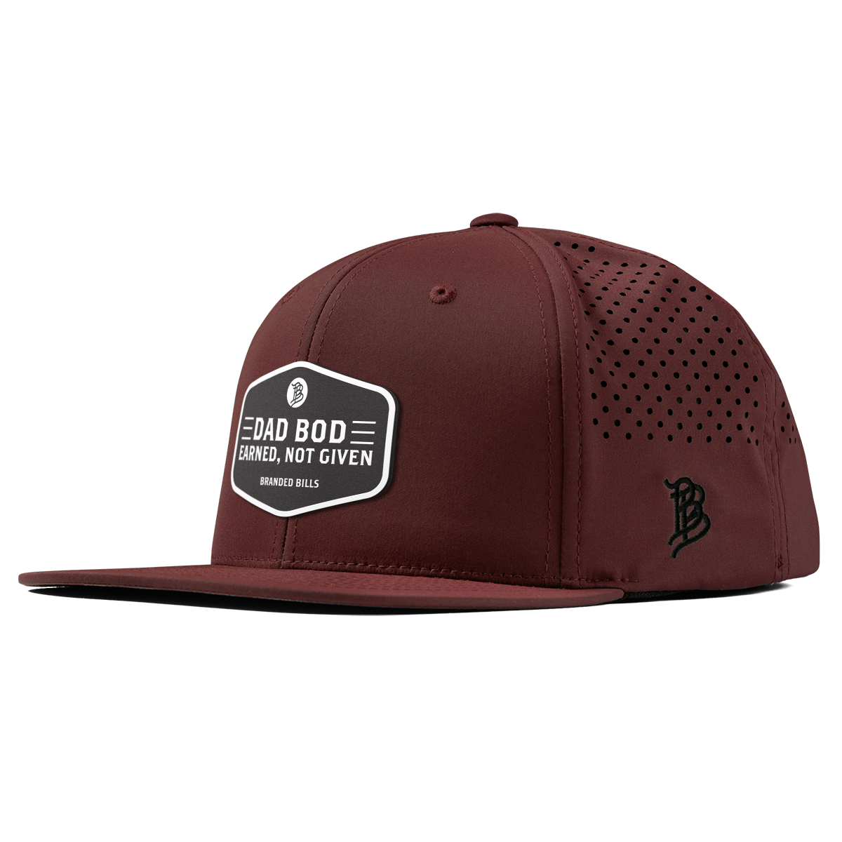 Dad Bod Flat Performance Maroon 