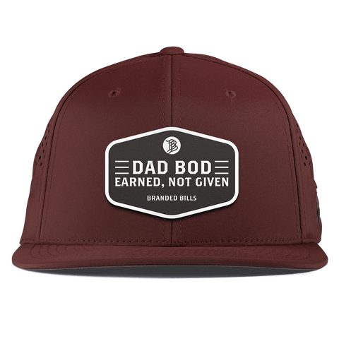 Dad Bod Flat Performance Maroon 