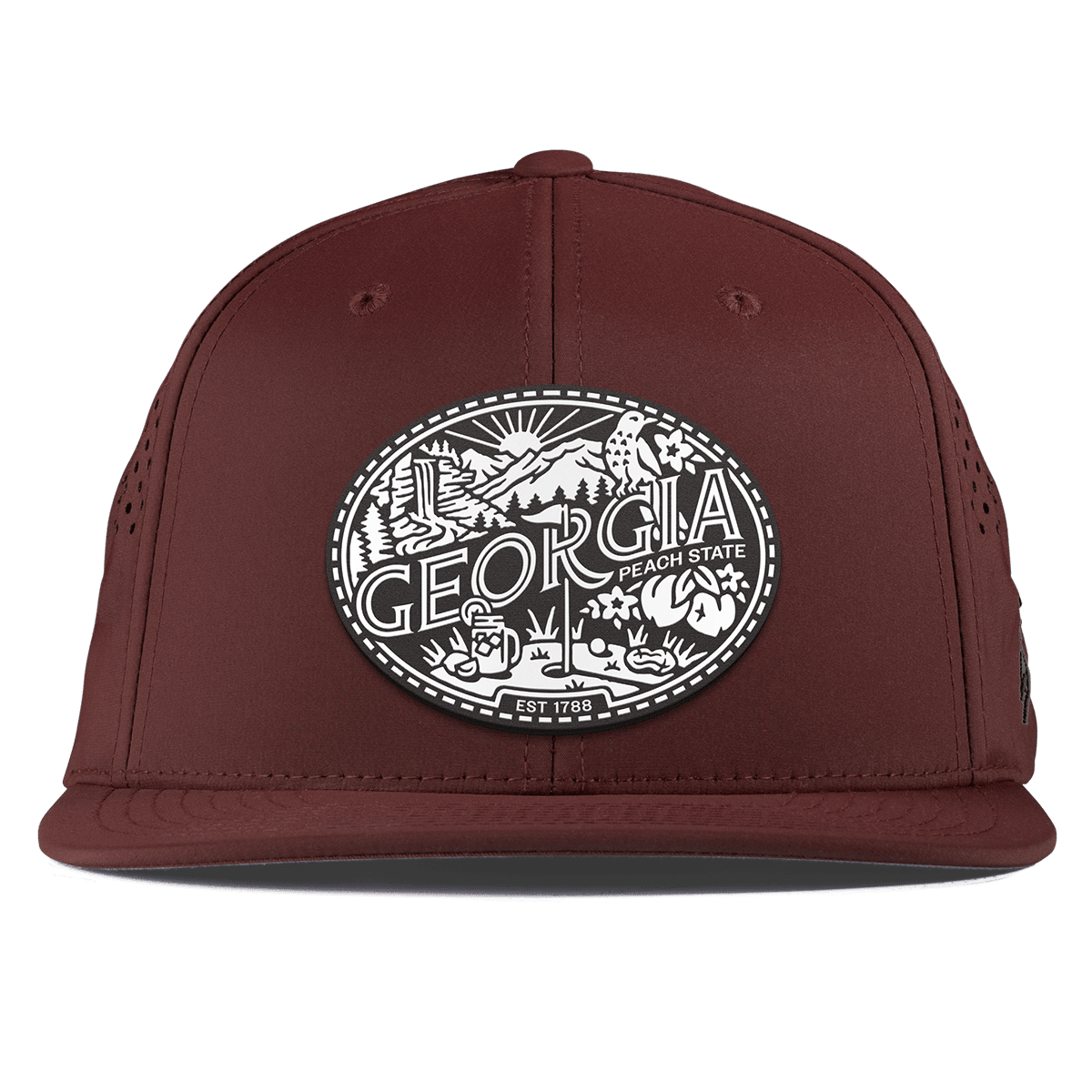 Georgia Traveler Flat Performance Maroon