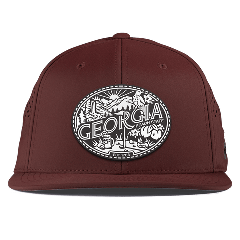 Georgia Traveler Flat Performance Maroon