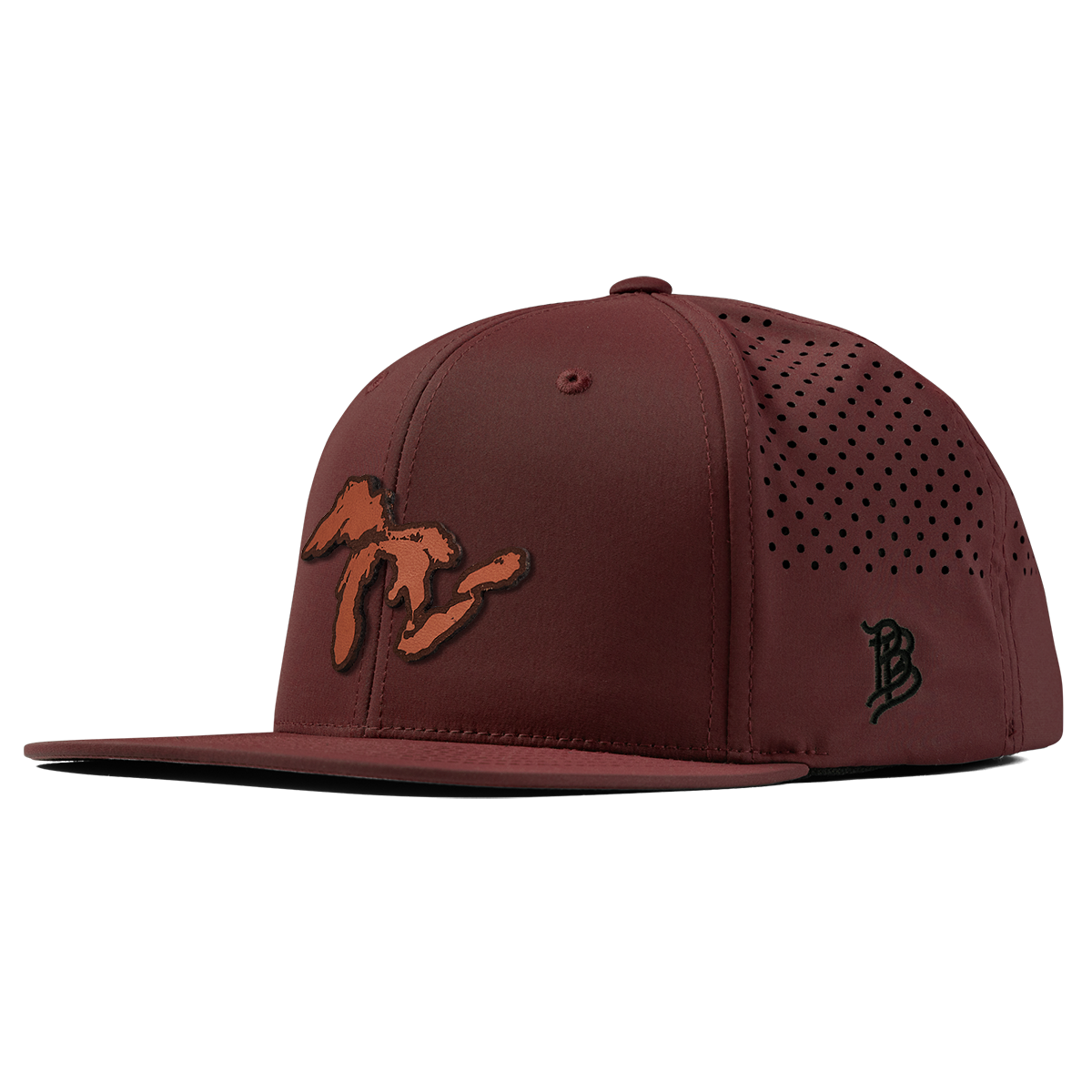 The Great Lakes Flat Performance Maroon