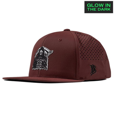Grim Reaper Glow Flat Performance Maroon