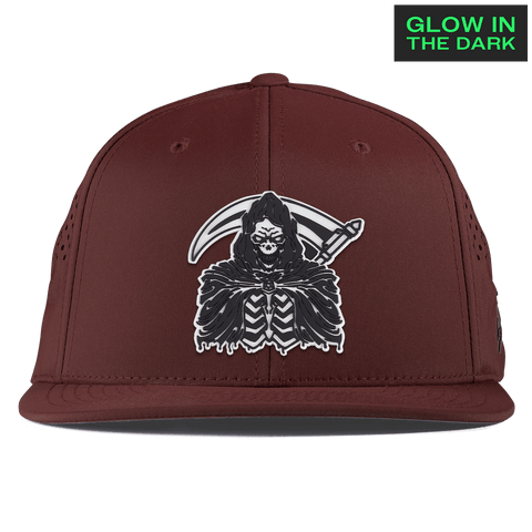 Grim Reaper Glow Flat Performance Maroon