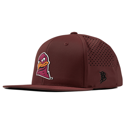 Virginia Tech University "HokieBird" Flat Performance Maroon