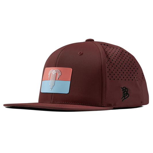 Kansas City Flag Flat Performance Maroon