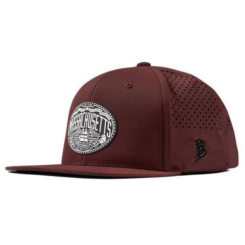 Massachusetts Traveler Flat Performance Maroon