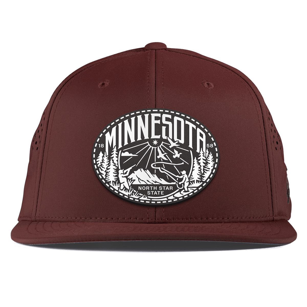 Minnesota Traveler Flat Performance Maroon