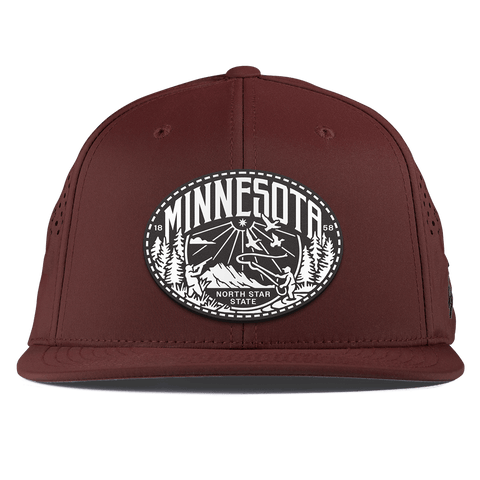 Minnesota Traveler Flat Performance Maroon