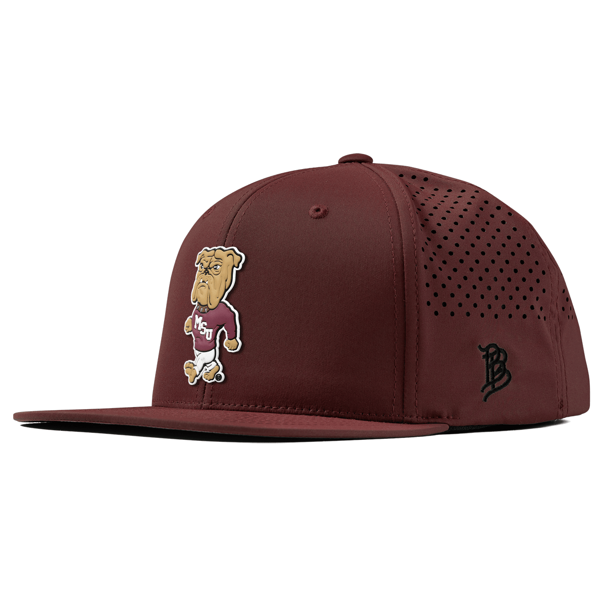Mississippi State University "Mississippi State Bully" Flat Performance Maroon