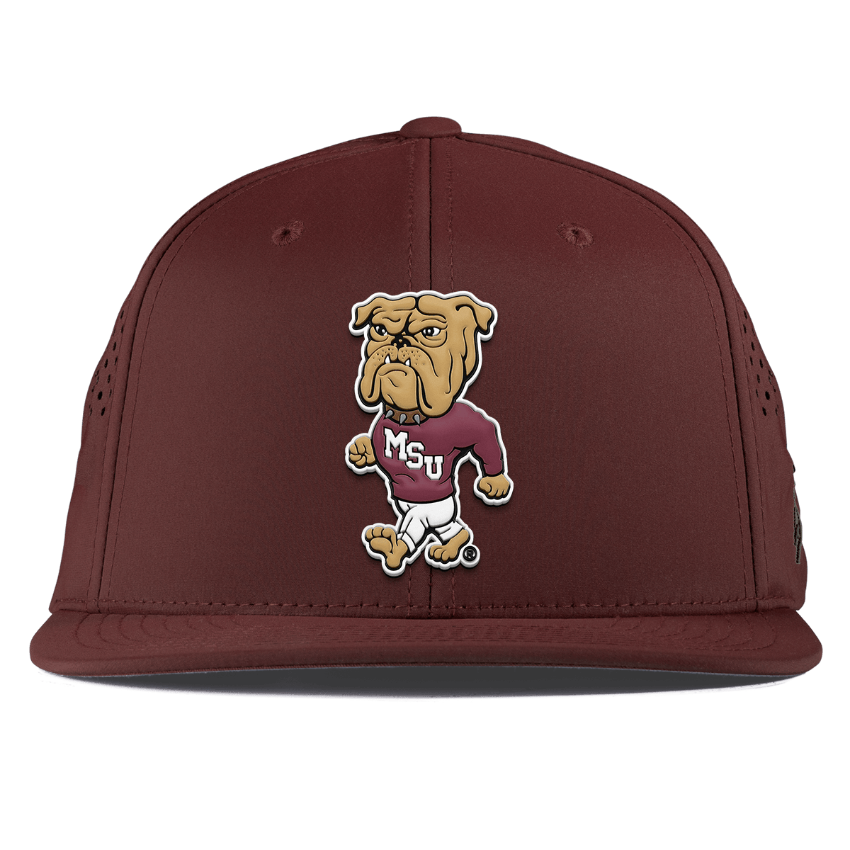 Mississippi State University "Mississippi State Bully" Flat Performance Maroon
