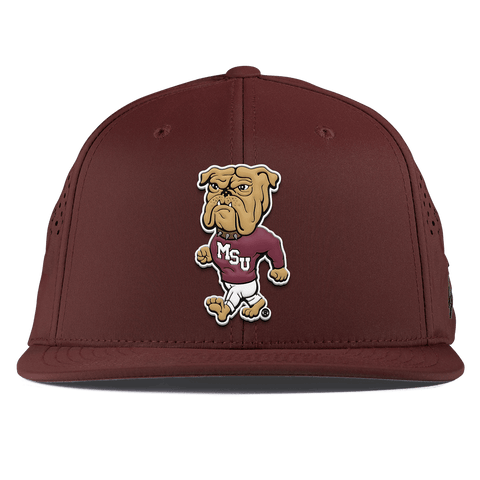 Mississippi State University "Mississippi State Bully" Flat Performance Maroon