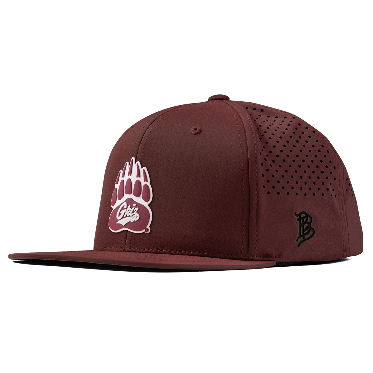 University of Montana "Montana Grizz" Flat Performance Maroon
