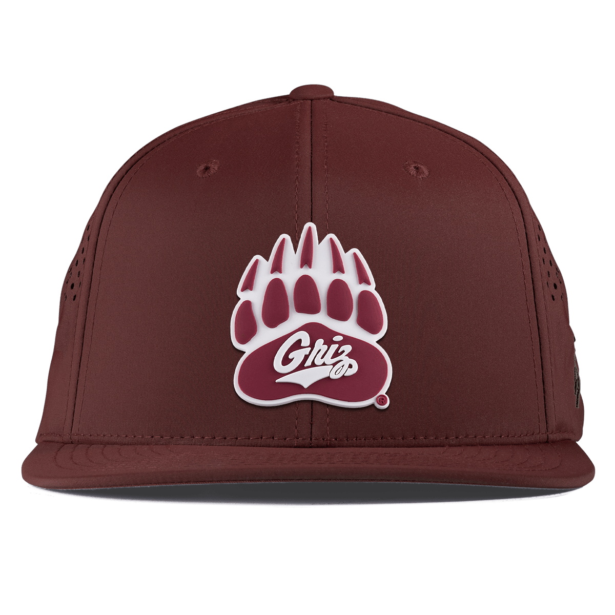 University of Montana "Montana Grizz" Flat Performance Maroon