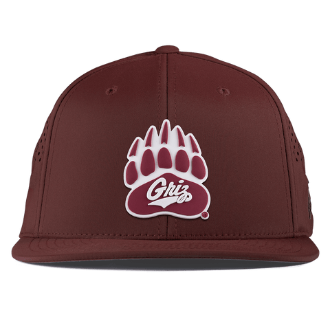 University of Montana "Montana Grizz" Flat Performance Maroon