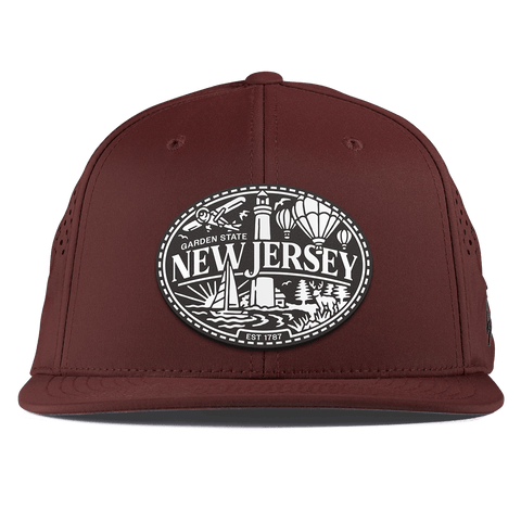 New Jersey Traveler Flat Performance Maroon
