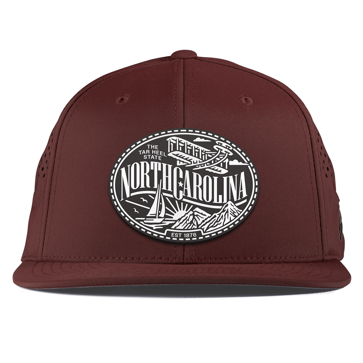 North Carolina Traveler Flat Performance Maroon